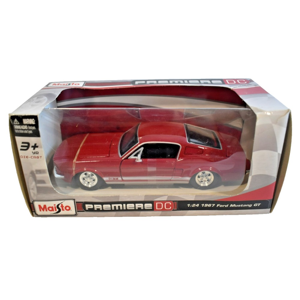 Maisto 1:24 Scale 1967 Ford Mustang GT Diecast Premiere DC NIB